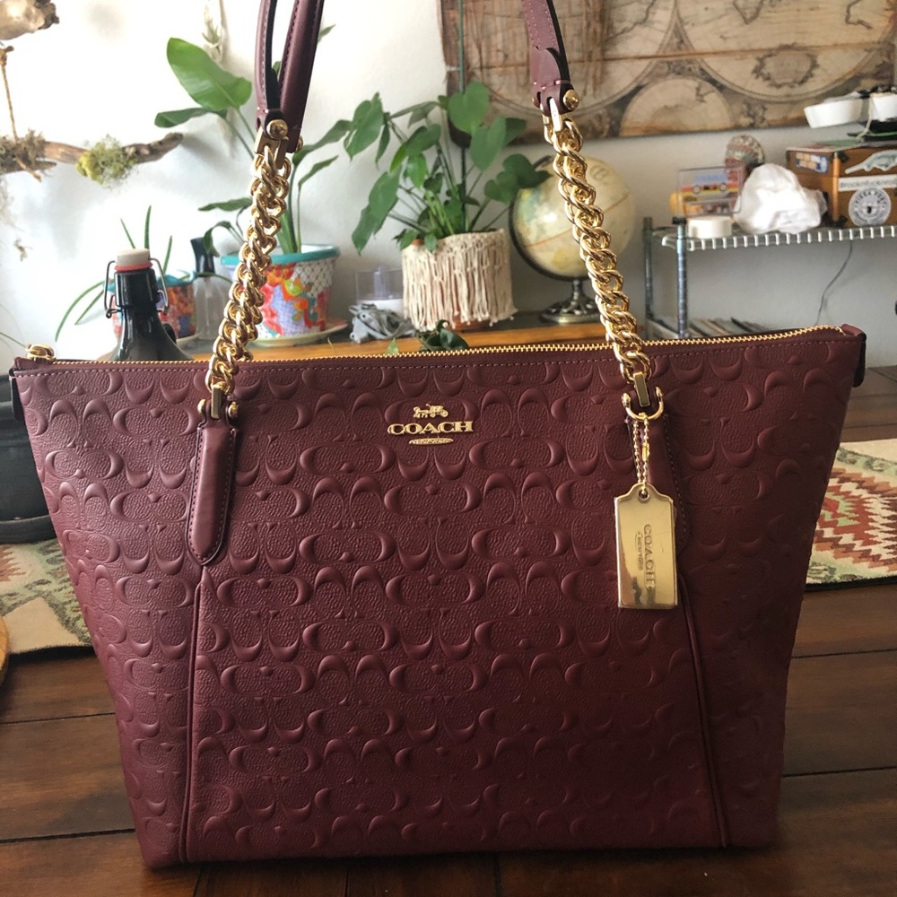 Coach Ava chain tote